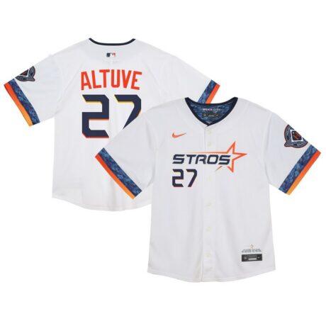 Jose Altuve Houston Astros Nike Infant 2025 City Connect Limited Player Jersey - White - Front View