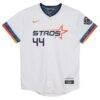 Yordan Alvarez Houston Astros Nike Preschool 2025 City Connect Limited Player Jersey - White - Side View