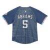 CJ Abrams Washington Nationals Nike Toddler City Connect 2025 Limited Jersey - Blue - Detail View