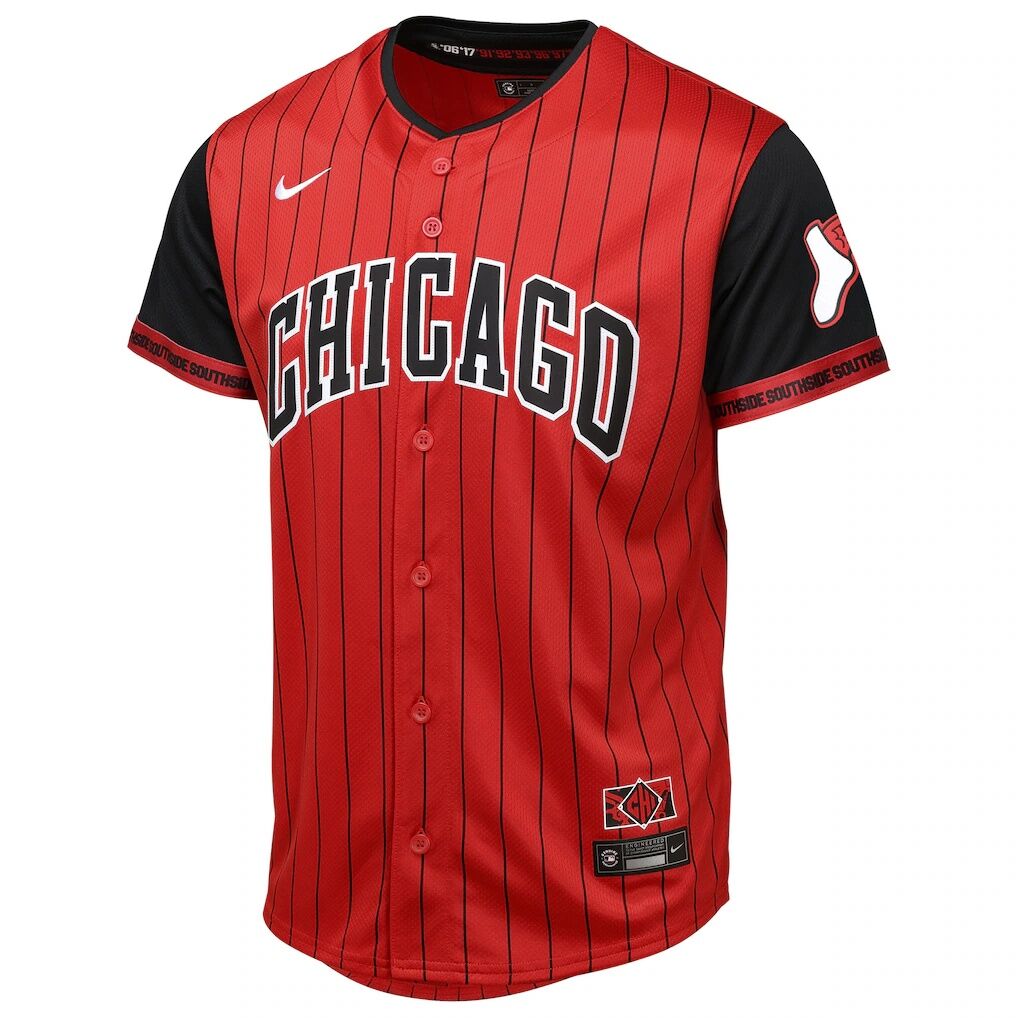 Chicago White Sox Youth 2025 City Connect Limited Jersey - Red/Black