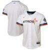 Houston Astros Nike Youth 2025 City Connect Limited Jersey - White - Front View