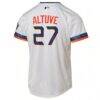 Jose Altuve Houston Astros Nike Youth 2025 City Connect Limited Player Jersey - White - Detail View