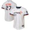 Jose Altuve Houston Astros Nike Youth 2025 City Connect Limited Player Jersey - White - Front View