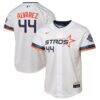 Yordan Alvarez Houston Astros Nike Youth 2025 City Connect Limited Player Jersey - White - Front View