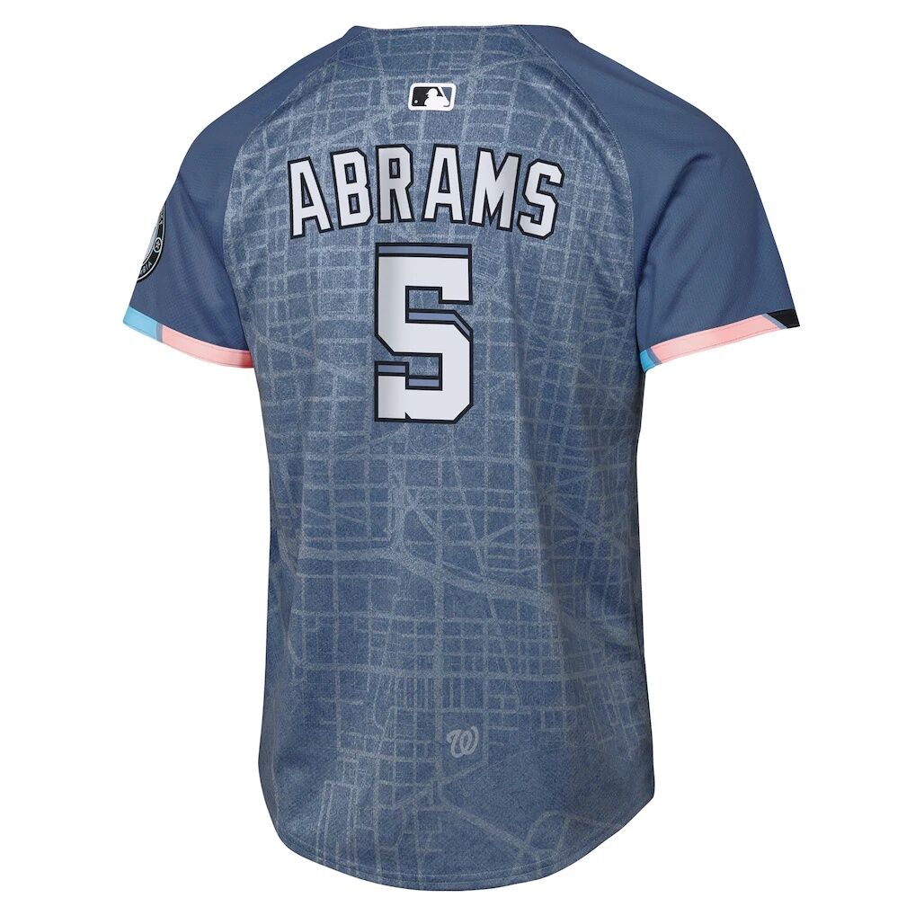 CJ Abrams Washington Nationals Nike Youth 2025 City Connect Limited Player Jersey