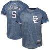 CJ Abrams Washington Nationals Nike Youth 2025 City Connect Limited Player Jersey - Blue - Front View