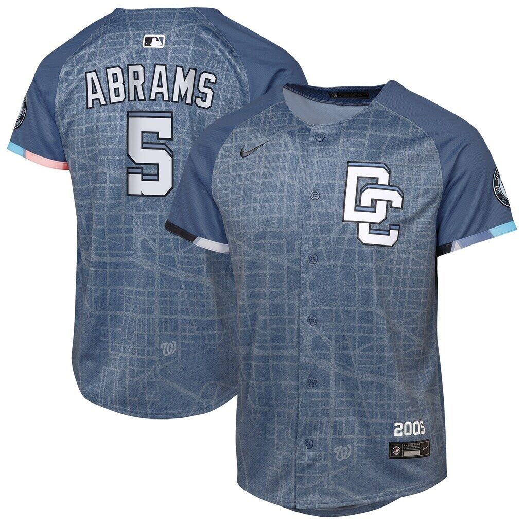 CJ Abrams Washington Nationals Nike Youth 2025 City Connect Limited Player Jersey