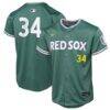 David Ortiz Boston Red Sox Nike Youth 2025 City Connect Limited Retired Player Jersey - Green - Front View