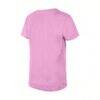 Seattle Kraken New Era Girl's Youth Flip Sequin V-Neck T-Shirt - Pink - Detail View