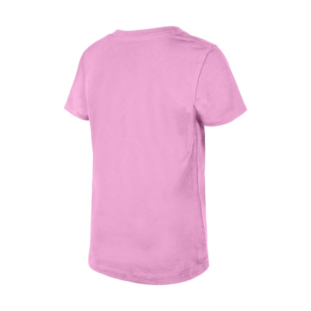 Minnesota Wild New Era Girl's Youth Flip Sequin V-Neck T-Shirt