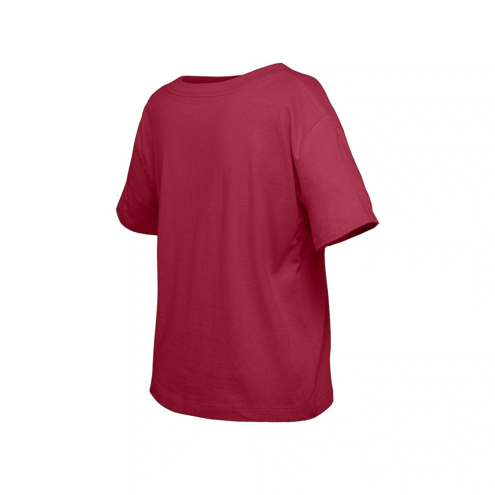 Colorado Avalanche New Era Girl's Youth Flip Sequin T-Shirt - Dark Red