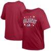 Colorado Avalanche New Era Girl's Youth Flip Sequin T-Shirt - - Front View