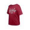 Colorado Avalanche New Era Girl's Youth Flip Sequin T-Shirt - - Side View