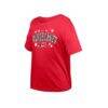Carolina Hurricanes New Era Girl's Youth Flip Sequin T-Shirt - Red - Side View
