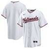 Washington Nationals Nike Home Replica Jersey - White - Front View