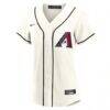 Arizona Diamondbacks Nike Women's Home Replica 2.0 Jersey - Cream - Side View