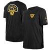 Golden State Warriors New Era "W" Statement T-Shirt - Black - Front View