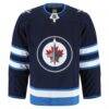 Winnipeg Jets Fashion7 Home Authentic Pro Jersey - Navy - Side View