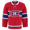 Montreal Canadiens Fashion7 Home Authentic Pro Jersey - Red - Side View