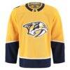 Nashville Predators Fashion7 Home Authentic Pro Jersey - Yellow - Side View