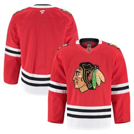 Chicago Blackhawks Fashion7 Home Authentic Pro Jersey - Red - Front View