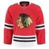Chicago Blackhawks Fashion7 Home Authentic Pro Jersey - Red - Side View