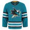 San Jose Sharks Fashion7 Home Authentic Pro Jersey - Teal - Side View