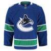 Vancouver Canucks Fashion7 Home Authentic Pro Jersey - Blue - Side View