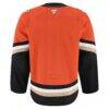 Anaheim Ducks Fashion7 Home Authentic Pro Jersey - Orange - Detail View