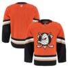 Anaheim Ducks Fashion7 Home Authentic Pro Jersey - Orange - Front View