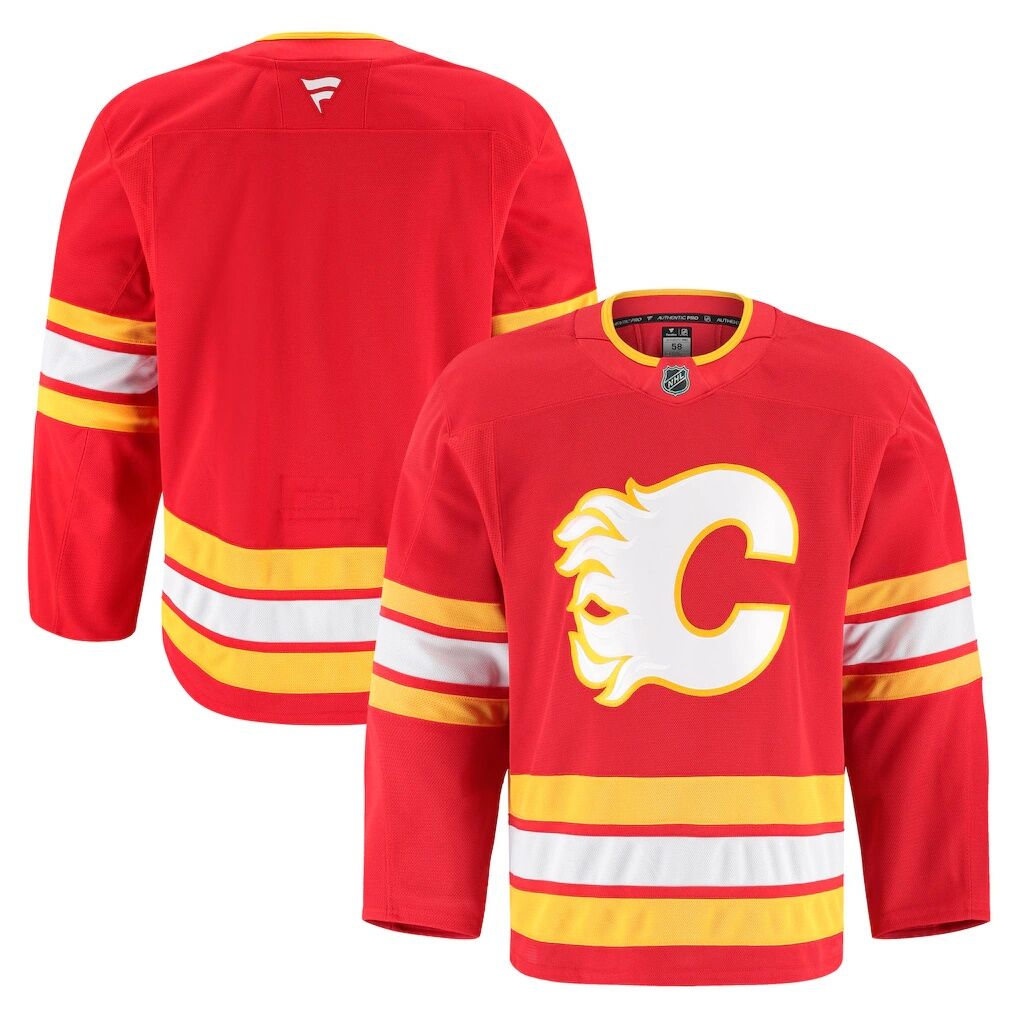 Calgary Flames Fashion7 Home Authentic Pro Jersey