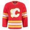 Calgary Flames Fashion7 Home Authentic Pro Jersey - Red - Side View