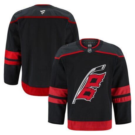 Carolina Hurricanes Fashion7 Home Authentic Pro Jersey - Black - Front View