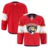 Florida Panthers Fashion7 Home Authentic Pro Jersey - Red - Front View