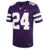 #24 Kansas State Wildcats Nike Untouchable Football Jersey - Purple - Side View