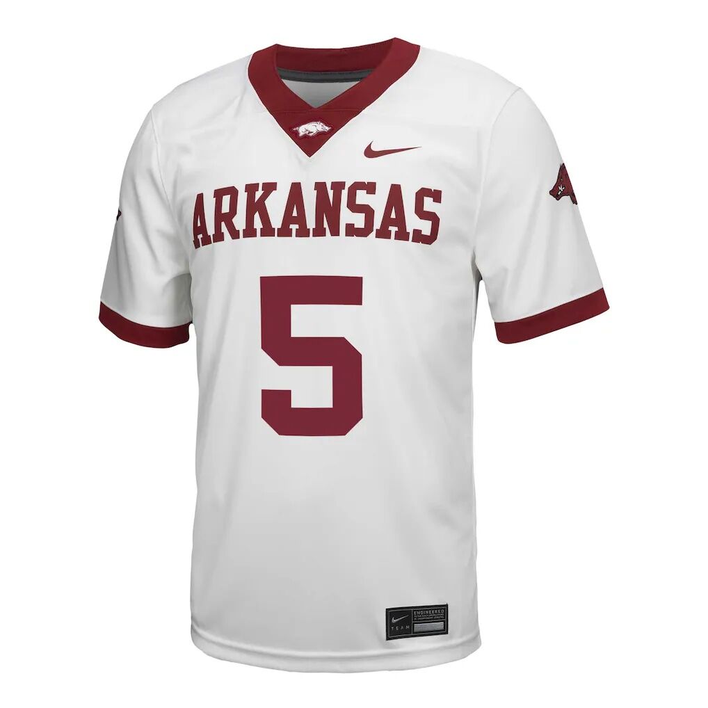 #5 Arkansas Razorbacks Nike Untouchable Football Jersey