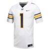 #1 Cal Bears Nike Untouchable Football Jersey - White - Side View