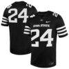 #24 Iowa State Cyclones Nike Alternate Game Jersey - Black - Front View
