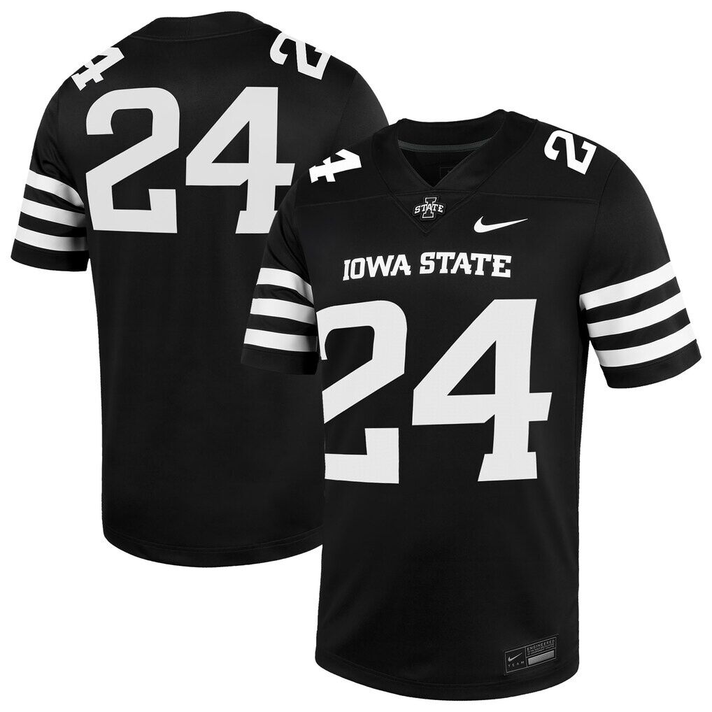 #24 Iowa State Cyclones Nike  Alternate Game Jersey