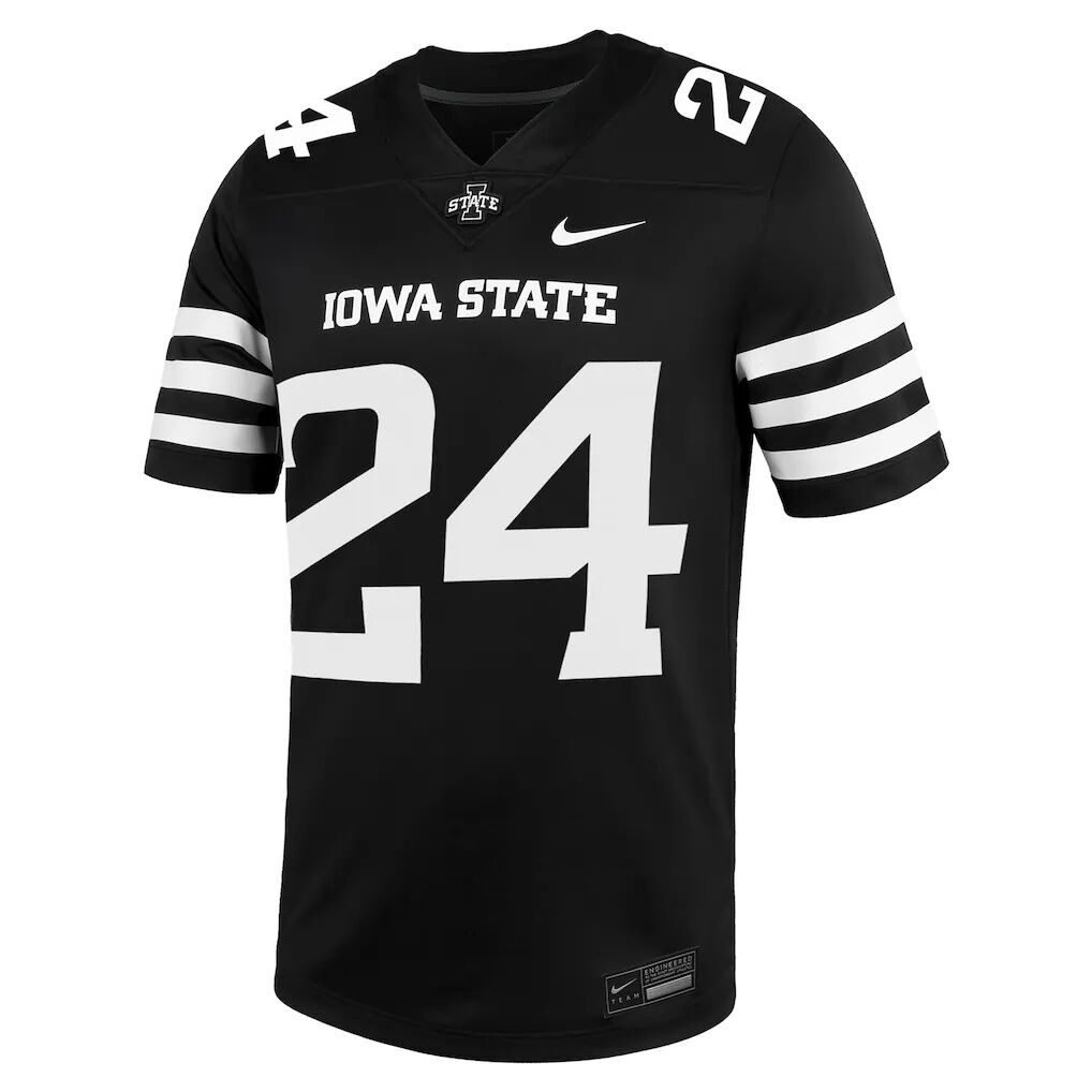 #24 Iowa State Cyclones Nike  Alternate Game Jersey
