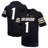 #1 Colorado Buffaloes Nike Throwback Game Jersey - Black - Front View