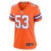 Randy Gradishar Denver Broncos Nike Women's Mile High Collection 1977 Throwback Retired Player Game Jersey - Orange - Side View