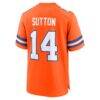Courtland Sutton Denver Broncos Nike Alternate Game Jersey - Orange - Detail View