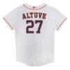 Jose Altuve Houston Astros Nike Preschool Home Replica Jersey - White - Detail View
