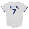 Bobby Witt Jr. Kansas City Royals Nike Preschool Home Replica Player Jersey - White - Detail View