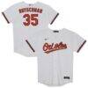 Adley Rutschman Baltimore Orioles Nike Preschool Home Replica Player Jersey - White - Front View