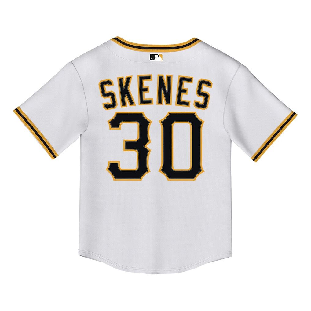 Paul Skenes Pittsburgh Pirates Nike Toddler Home Replica 2.0 Player Jersey