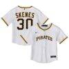 Paul Skenes Pittsburgh Pirates Nike Toddler Home Replica 2.0 Player Jersey - White - Front View