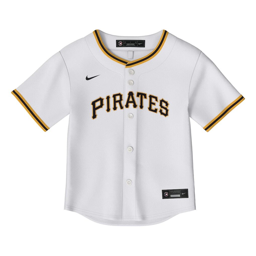 Paul Skenes Pittsburgh Pirates Nike Toddler Home Replica 2.0 Player Jersey