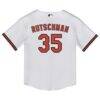 Adley Rutschman Baltimore Orioles Nike Toddler Home Replica Jersey - White - Detail View